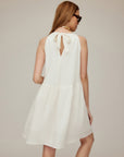 Cianni Tie-Neck Dress