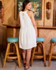 Cianni Tie-Neck Dress