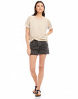 Meg Short Sleeve Twist Hem Top