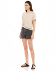 Meg Short Sleeve Twist Hem Top