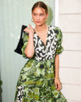 Nicki Tiered Ruffle Hem Dress