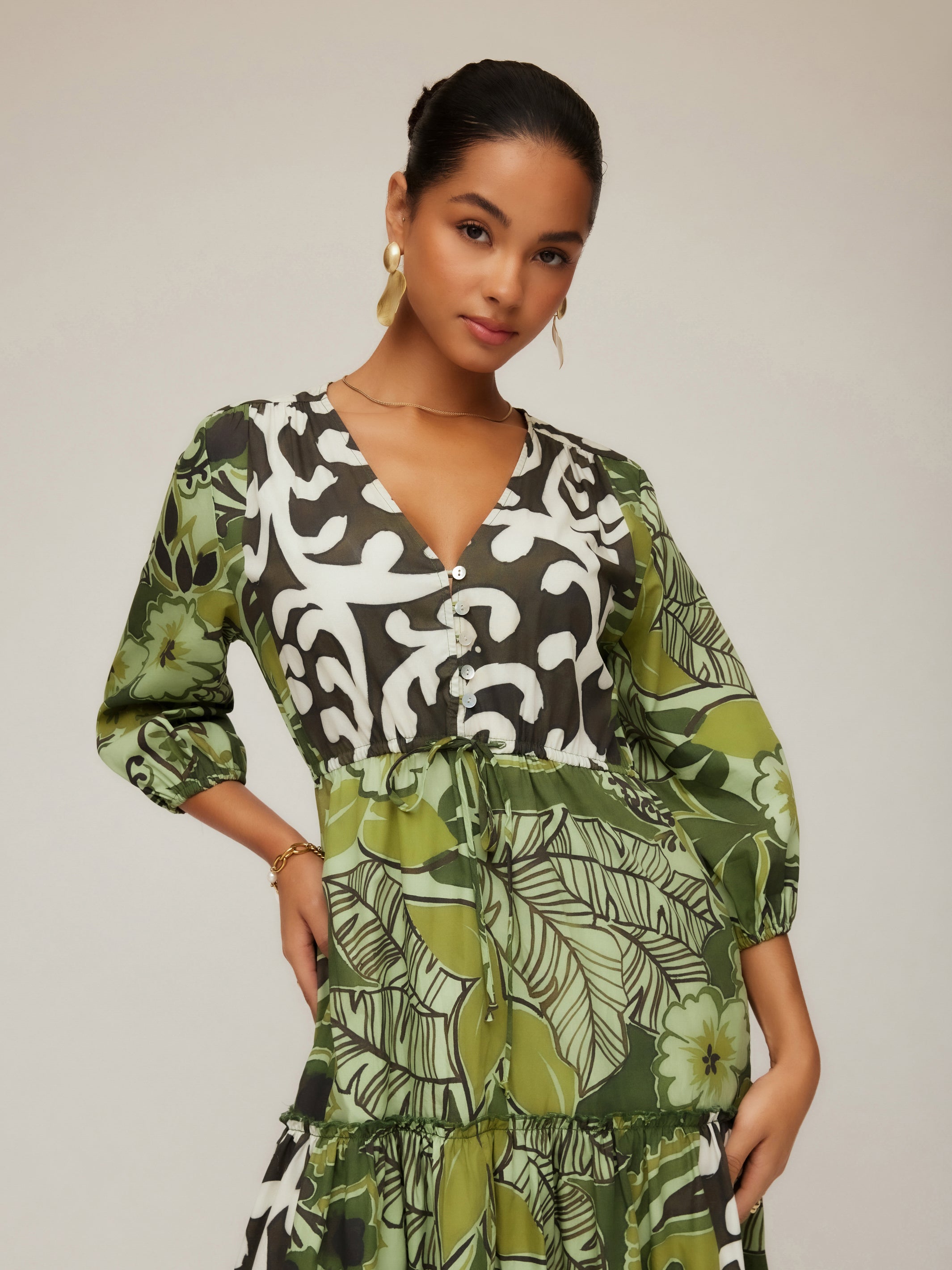 Nicki Tiered Ruffle Hem Dress | Fifteen Twenty Clothing Nicki Tiered Ruffle Hem Dress | Fifteen Twenty Clothing