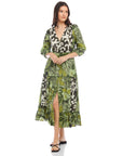 Nicki Tiered Ruffle Hem Dress