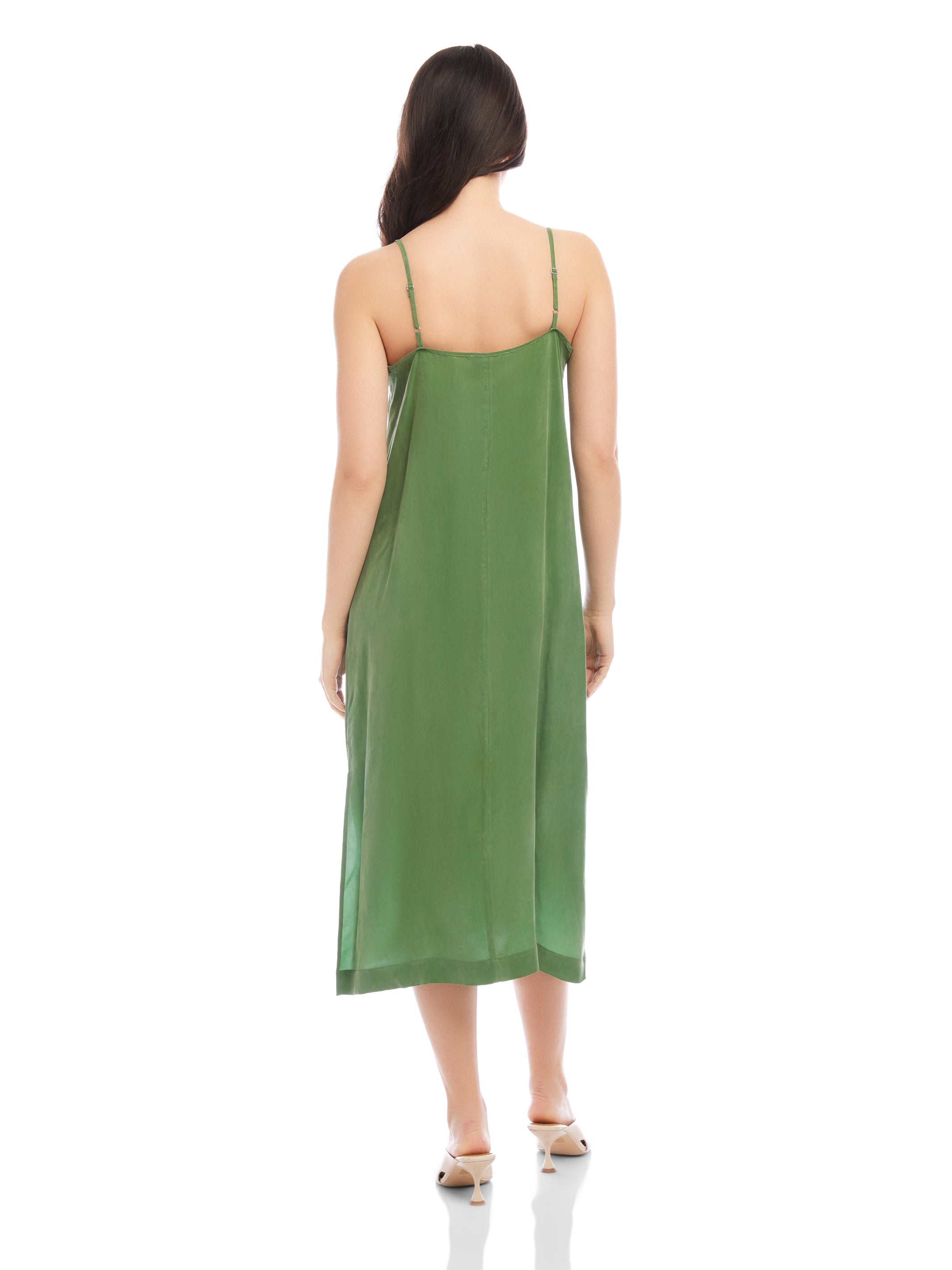 Jordyn Side-Slit Midi Dress