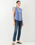 Kelly Ruffle Sleeve Top