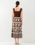 Carina Long Contrast Dress