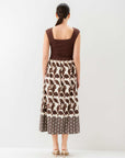 Carina Long Contrast Dress