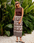 Carina Long Contrast Dress