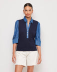 Camden Contrast Henley Top