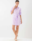 Tatum Ruched Sleeve Shirtdress