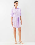 Tatum Ruched Sleeve Shirtdress