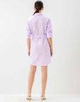 Tatum Ruched Sleeve Shirtdress