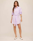 Tatum Ruched Sleeve Shirtdress