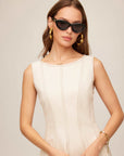 Darla Contrast Stitch Dress