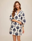 Brianne Lantern Sleeve Dress