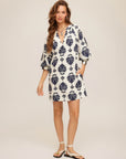 Brianne Lantern Sleeve Dress