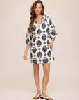 Brianne Lantern Sleeve Dress