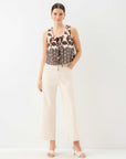 Emery Tie-Front Sleeveless Top