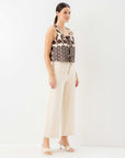 Emery Tie-Front Sleeveless Top