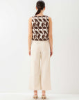 Emery Tie-Front Sleeveless Top