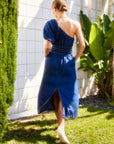 Abilene One-Shoulder Midi Dress