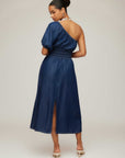 Abilene One-Shoulder Midi Dress
