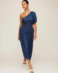 Abilene One-Shoulder Midi Dress