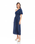 Abilene One-Shoulder Midi Dress