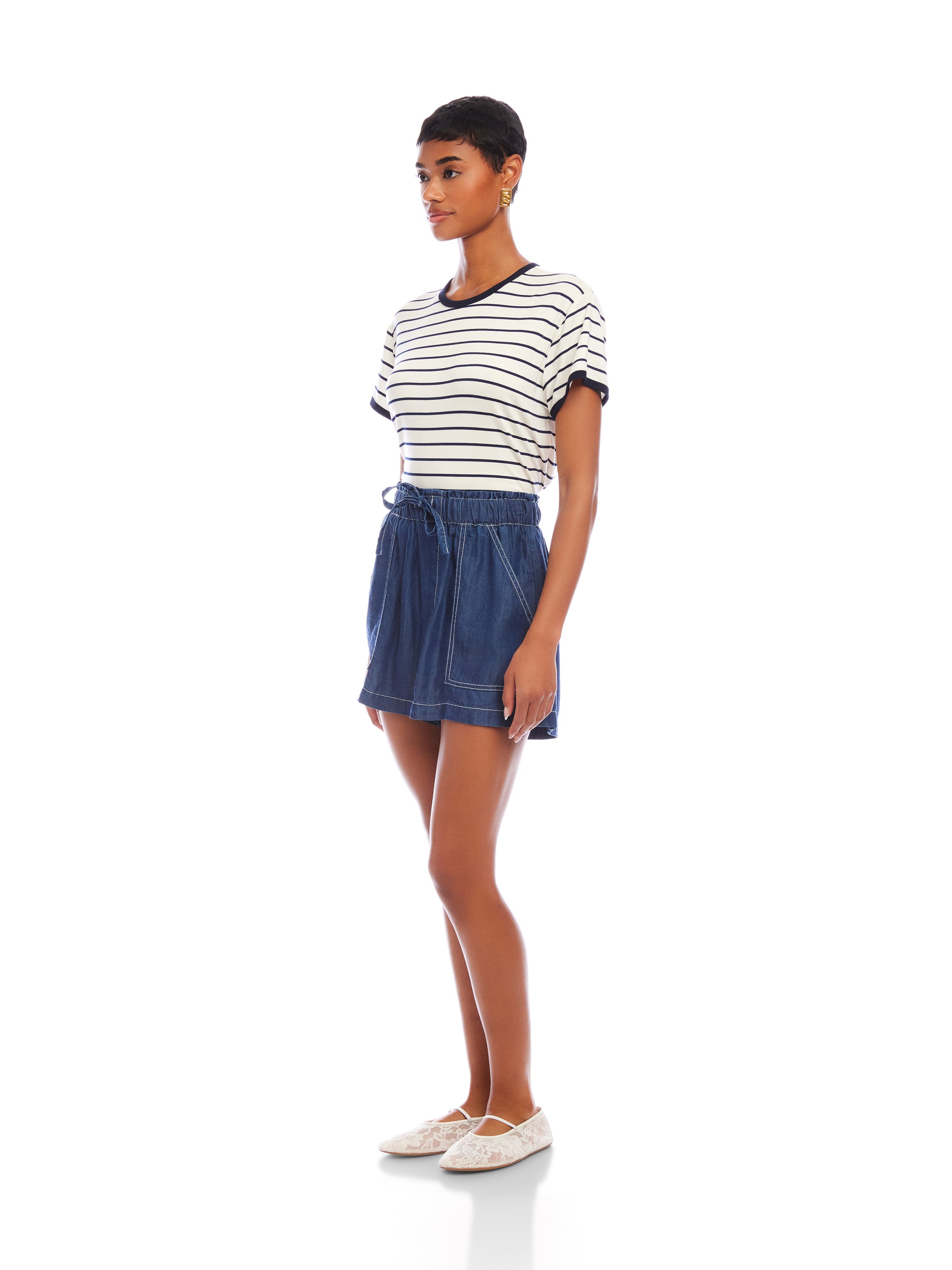 Carreen Patch Pocket Shorts