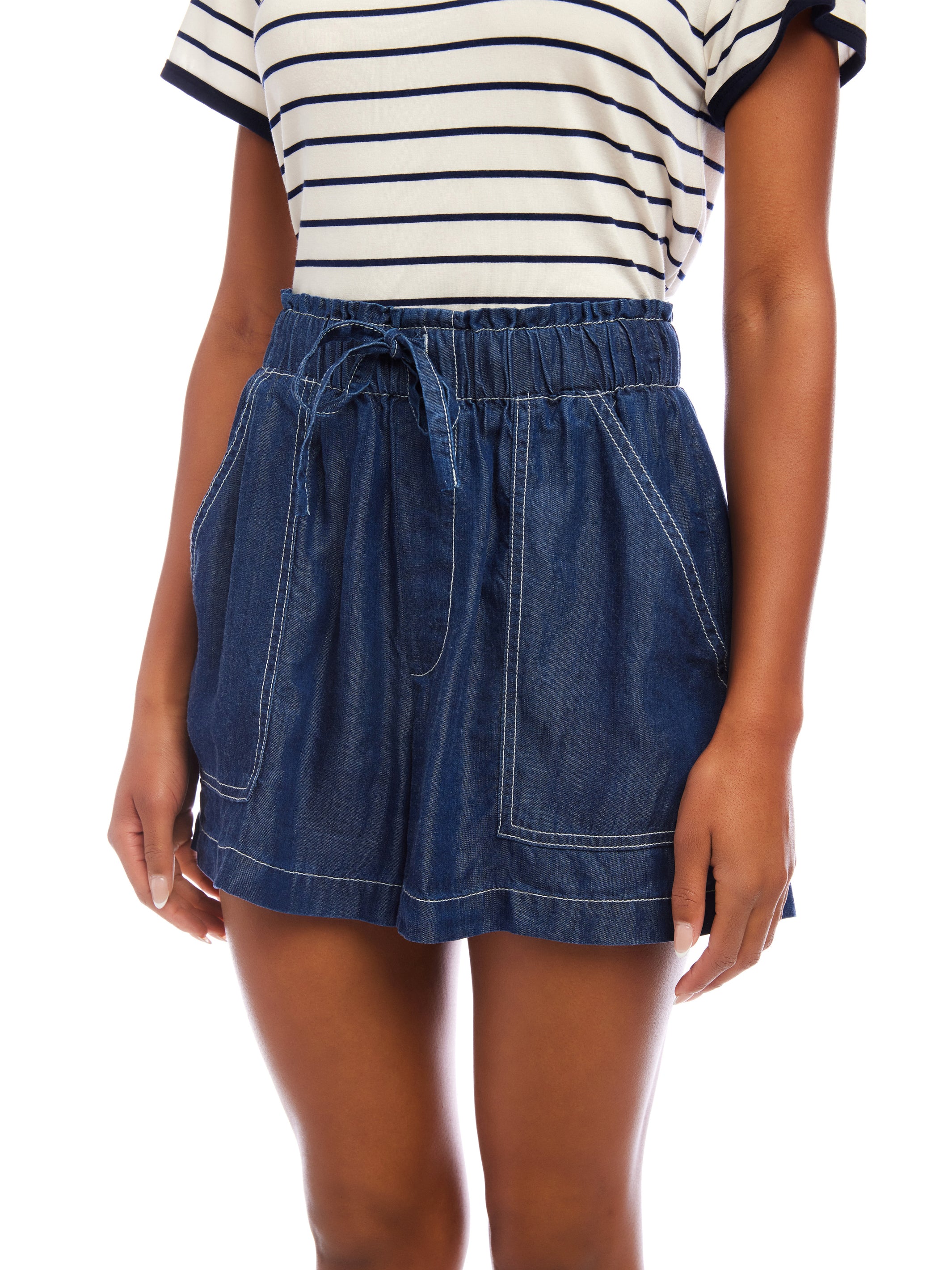 Carreen Patch Pocket Shorts