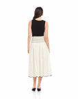 Elsa Smocked Waist Midi Skirt