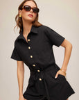 Daliah Short Sleeve Romper