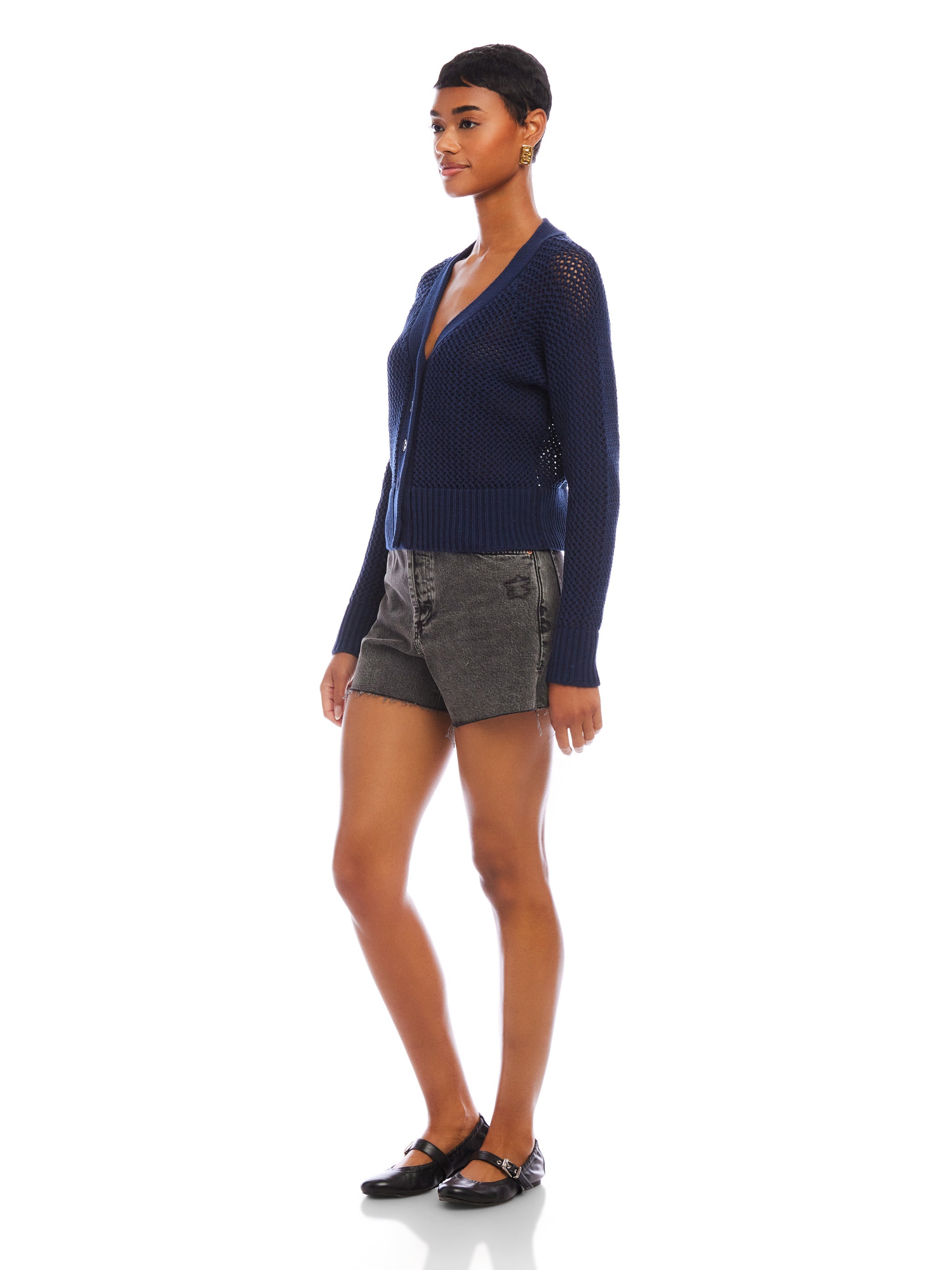 Ellen Crochet Cardigan Sweater