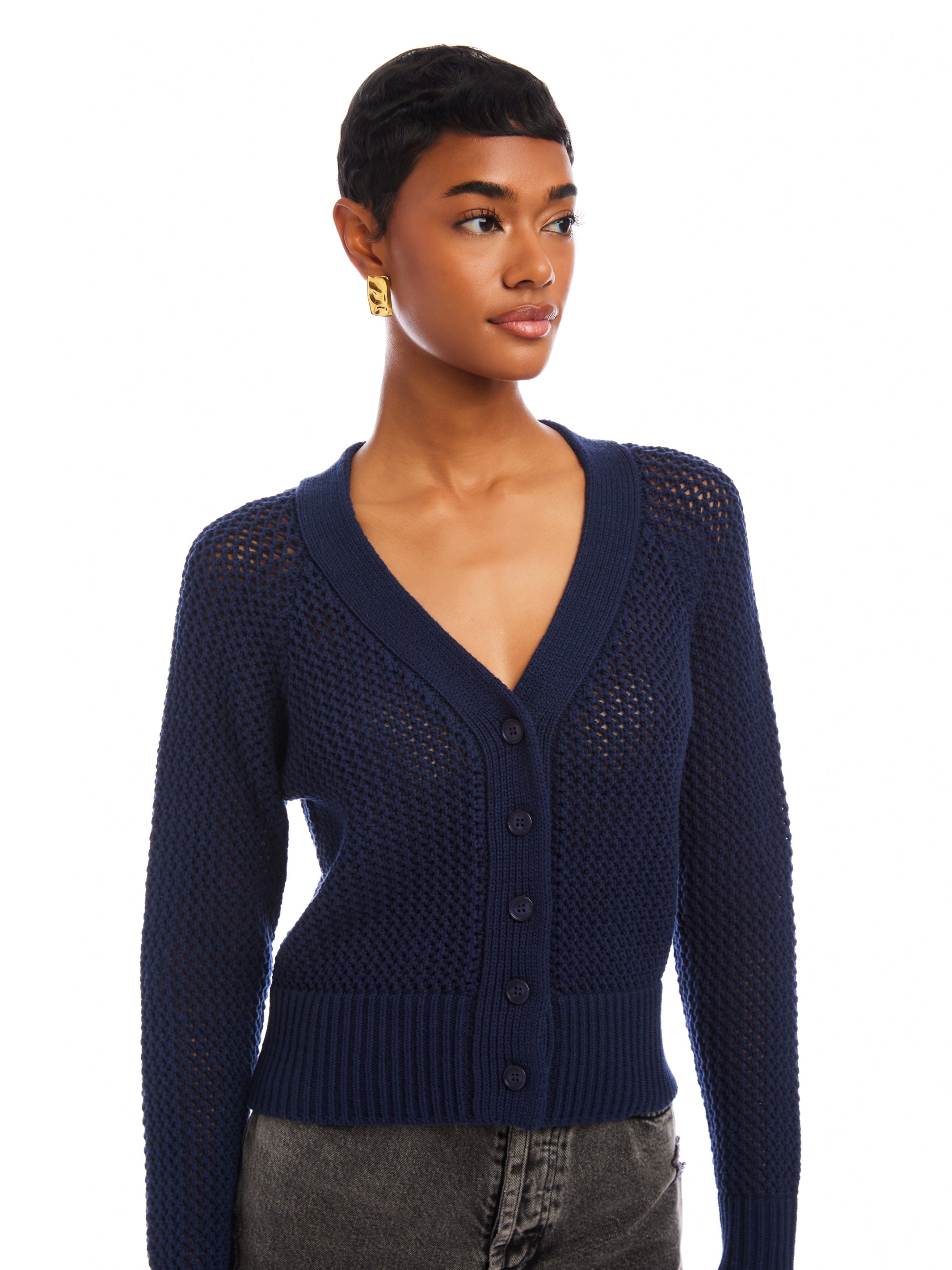 Ellen Crochet Cardigan Sweater