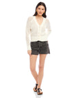 Ellen Crochet Cardigan Sweater