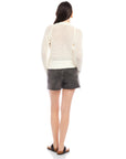 Ellen Crochet Cardigan Sweater
