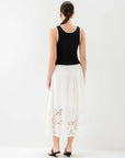 Alicia Contrast Midi Dress