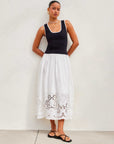 Alicia Contrast Midi Dress