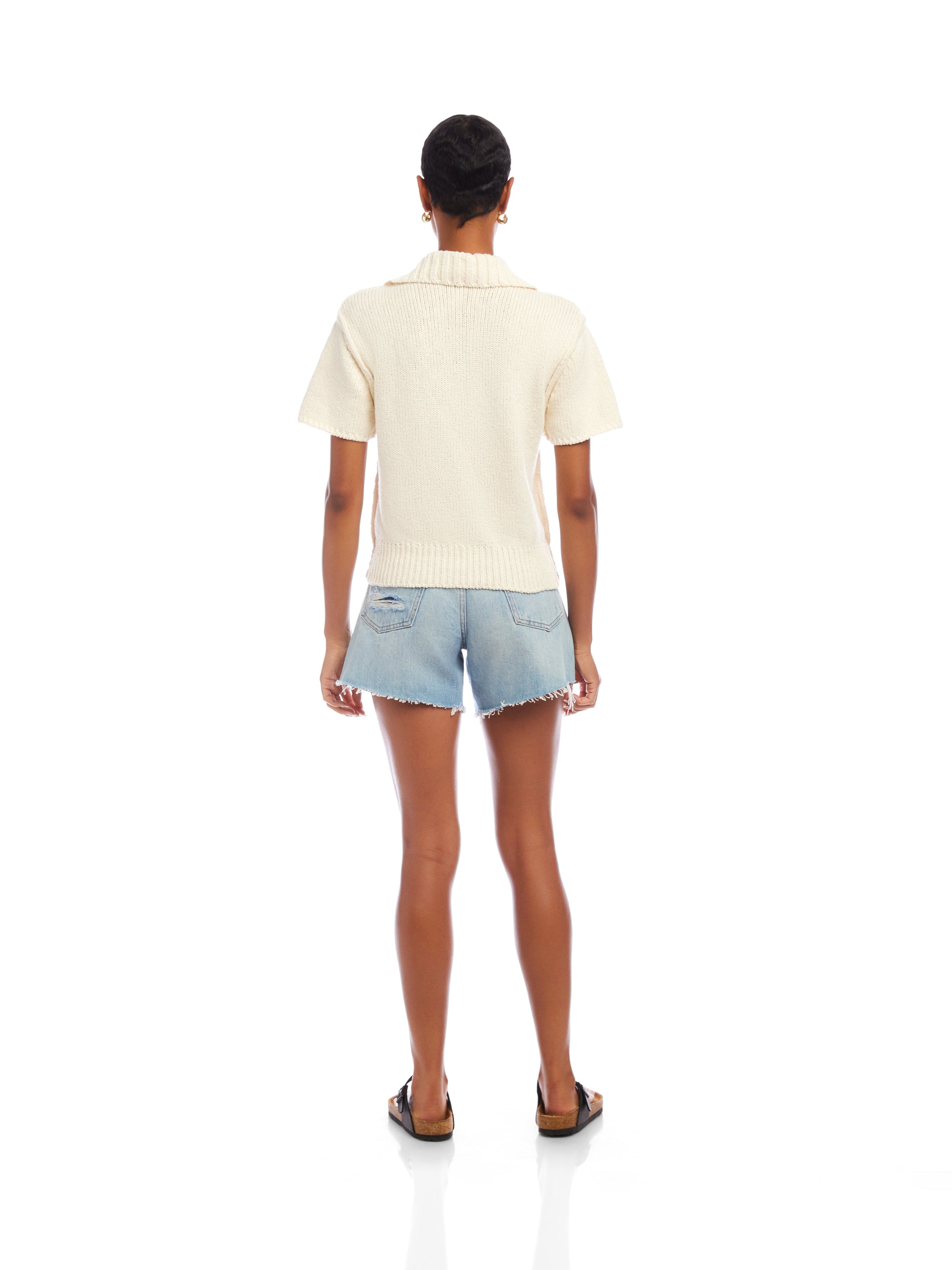 Evie Knit Polo Top