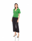 Evie Knit Polo Top