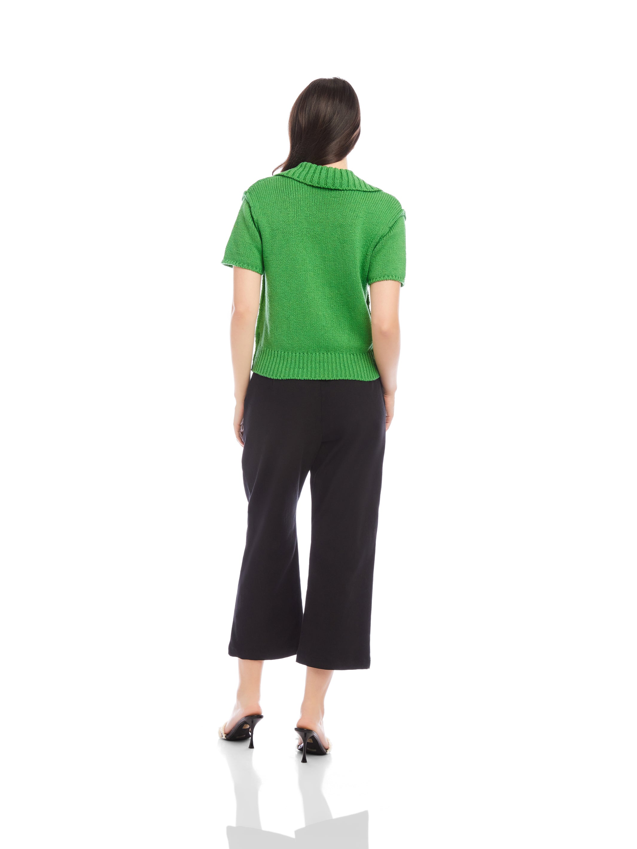 Evie Knit Polo Top