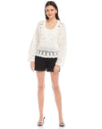 Nila Hand Crochet Pullover