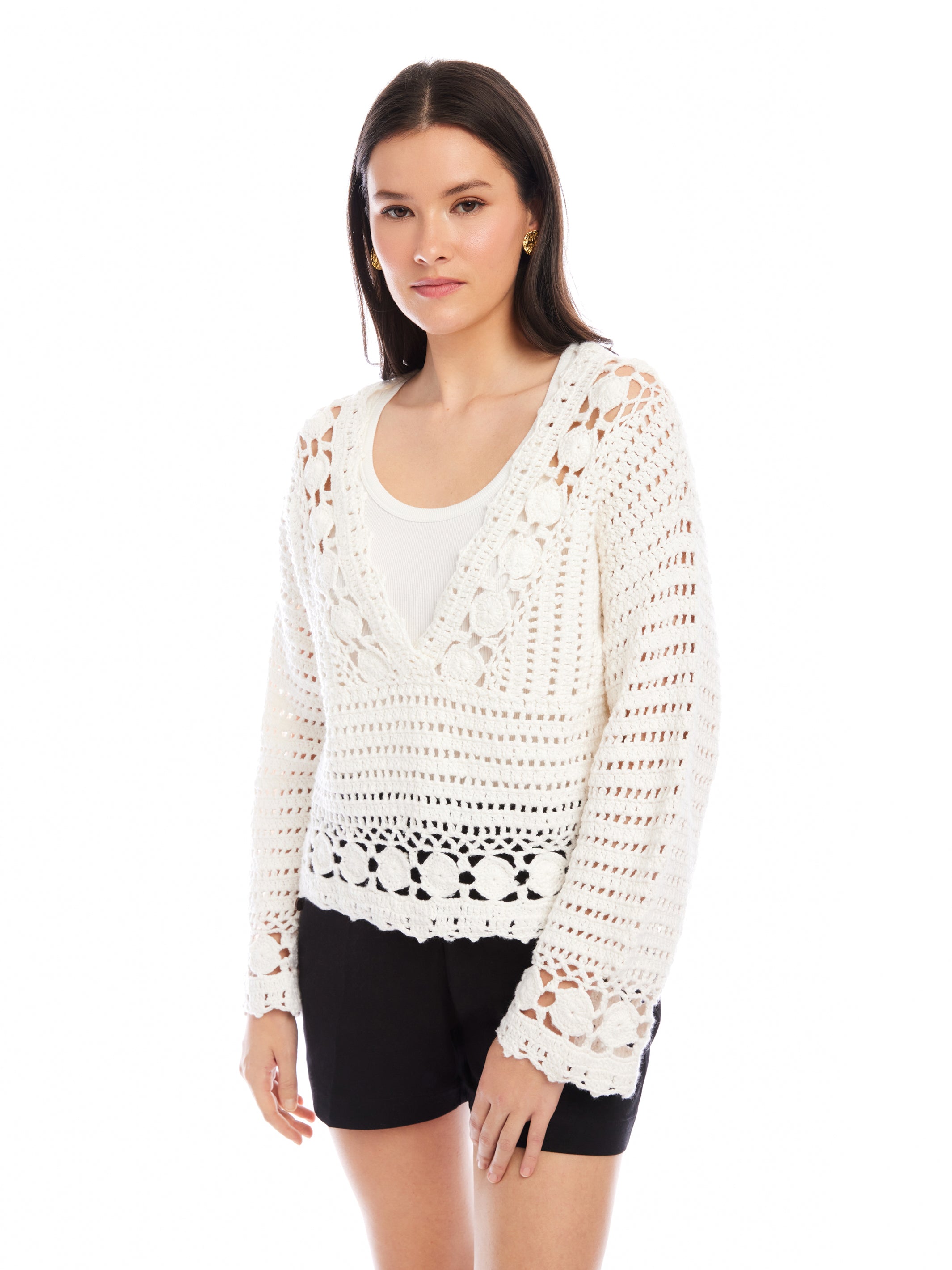 Nila Hand Crochet Pullover