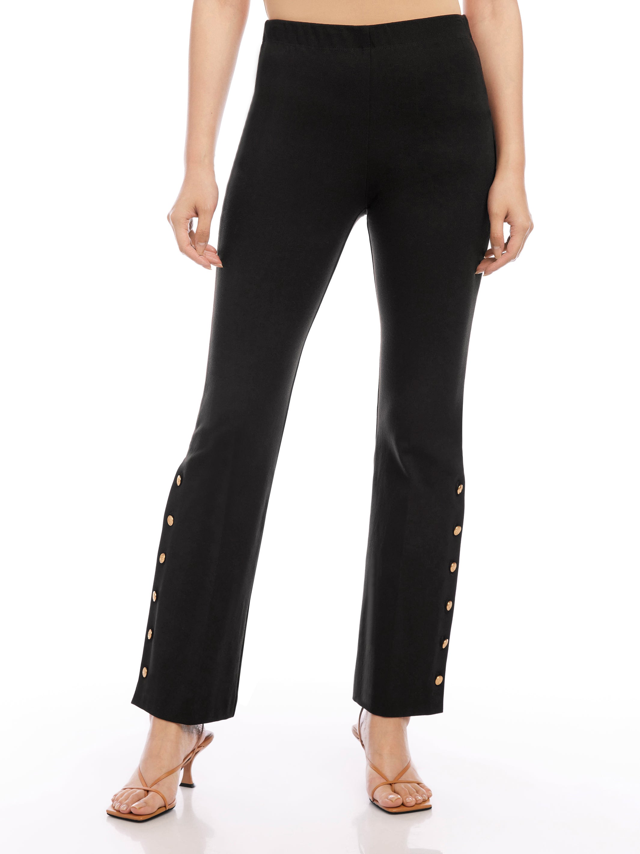 Button Hem Pants