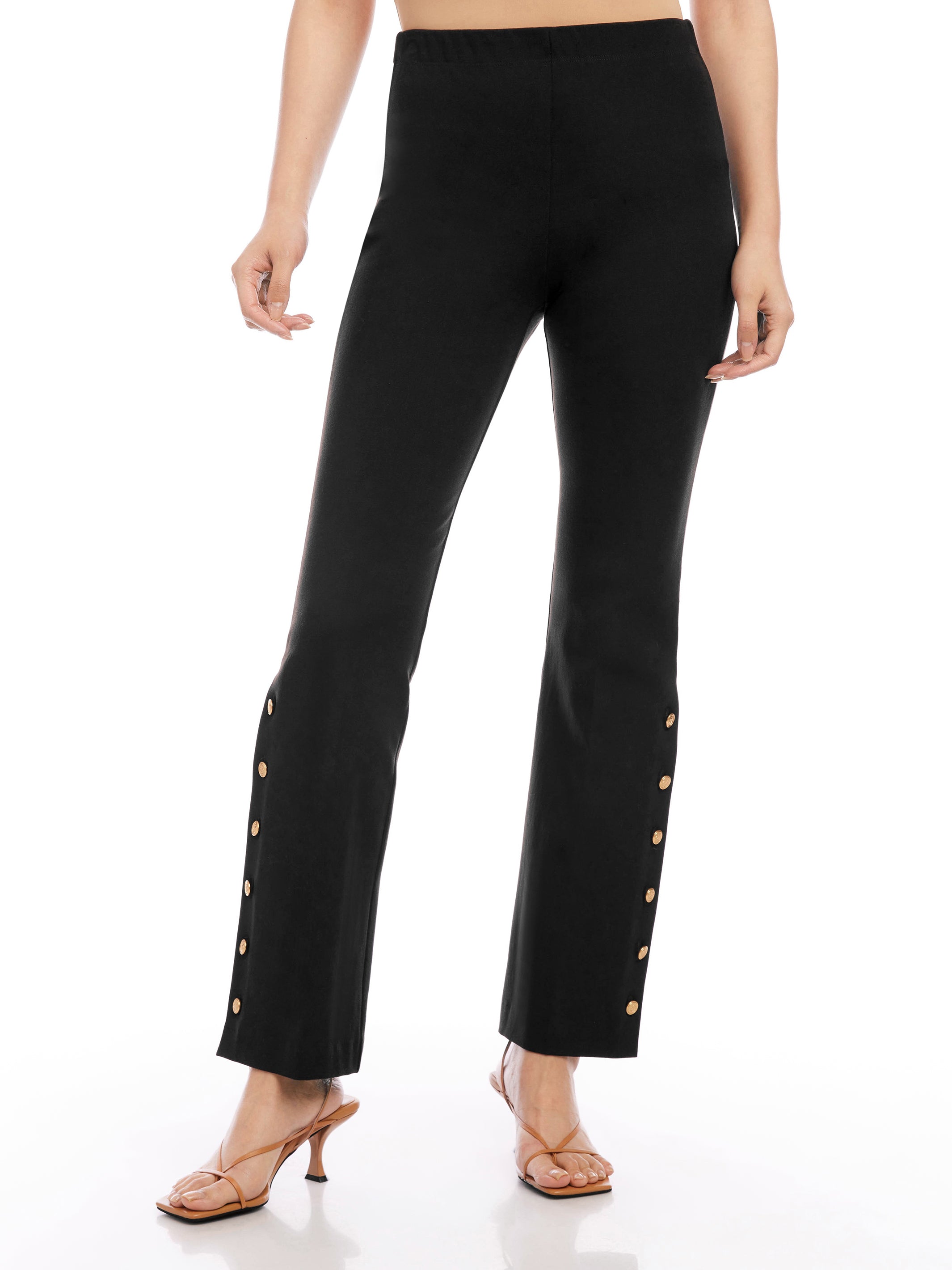 Button Hem Pants