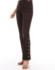 Button Hem Pants
