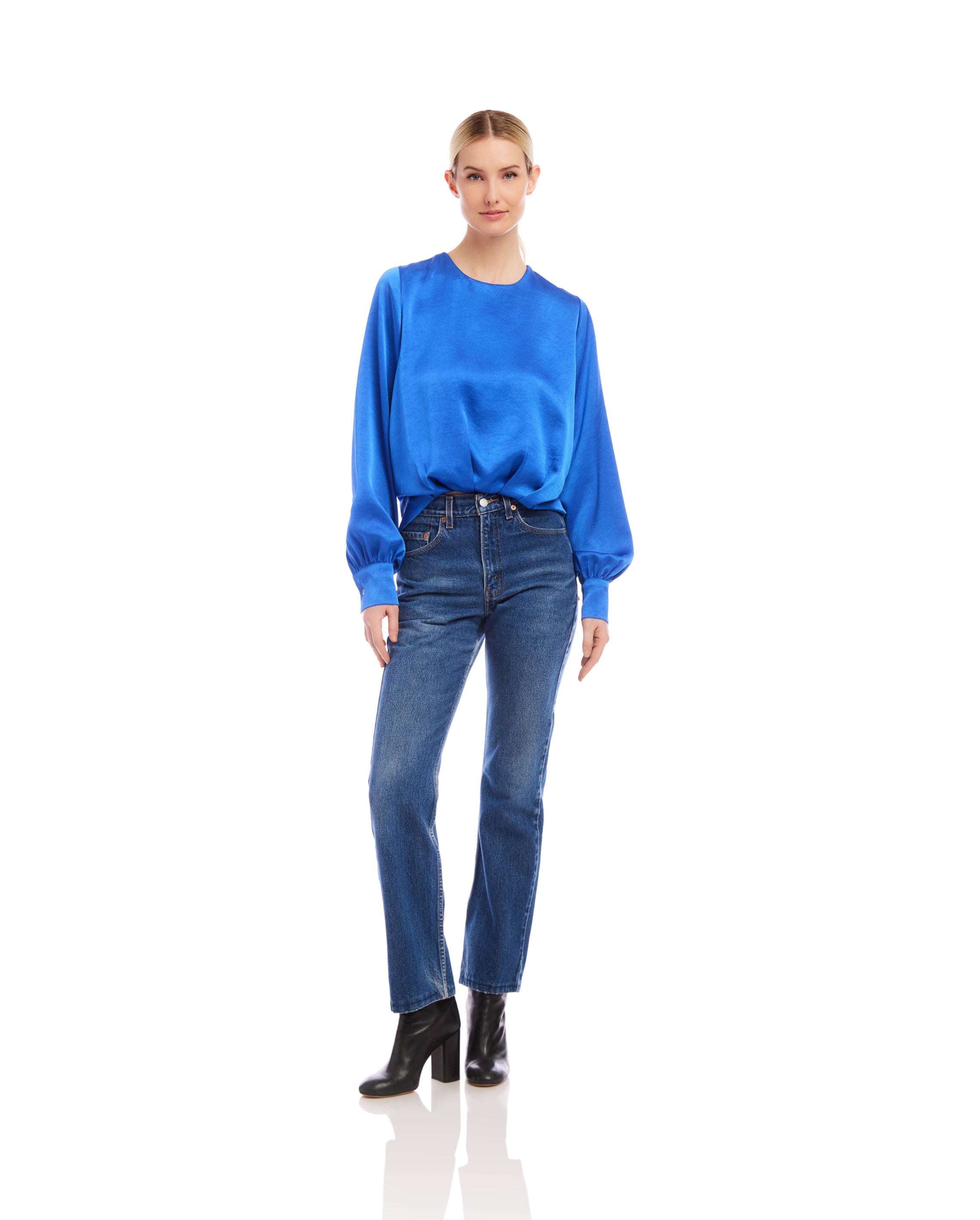 Blouson Satin Top