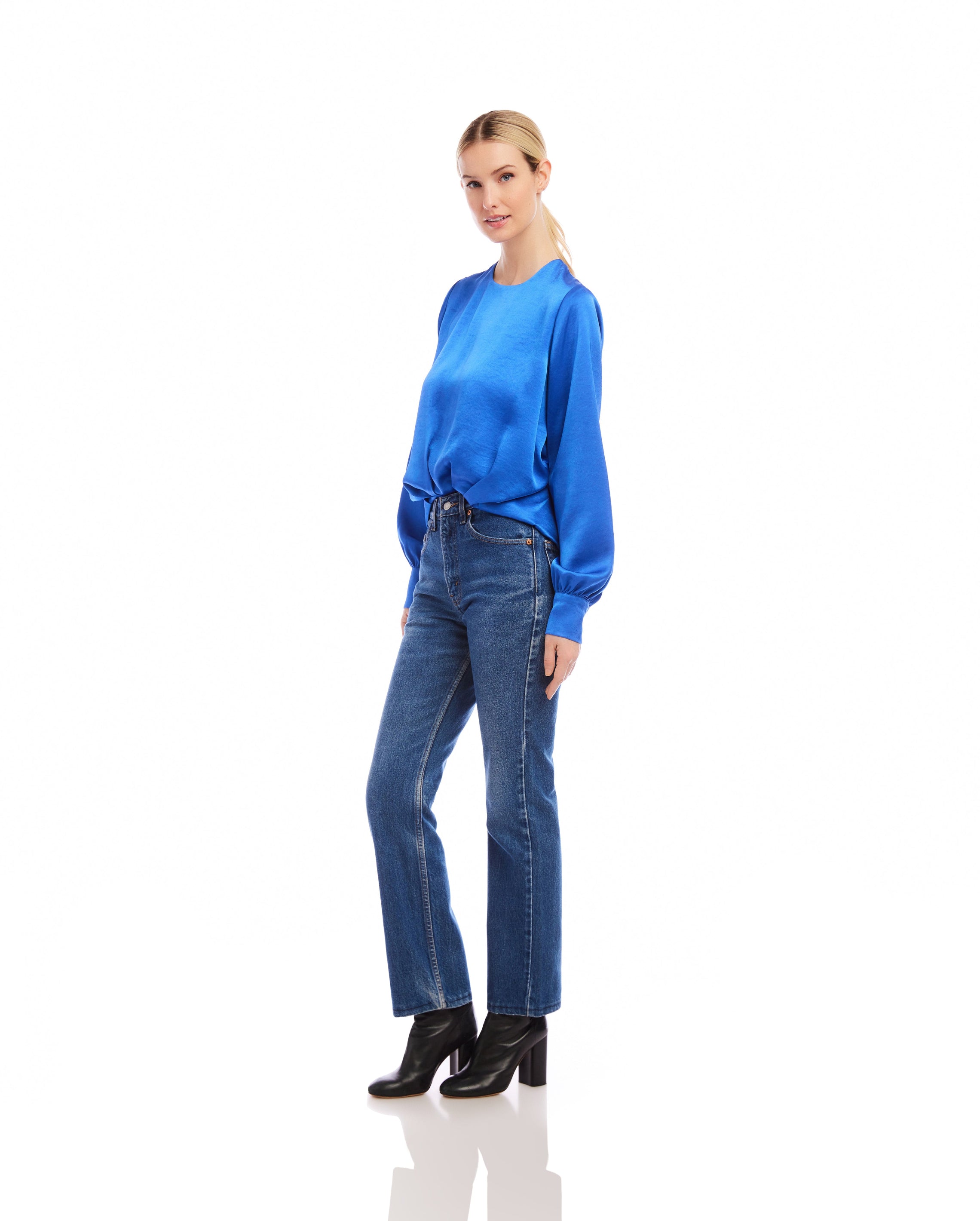 Blouson Satin Top
