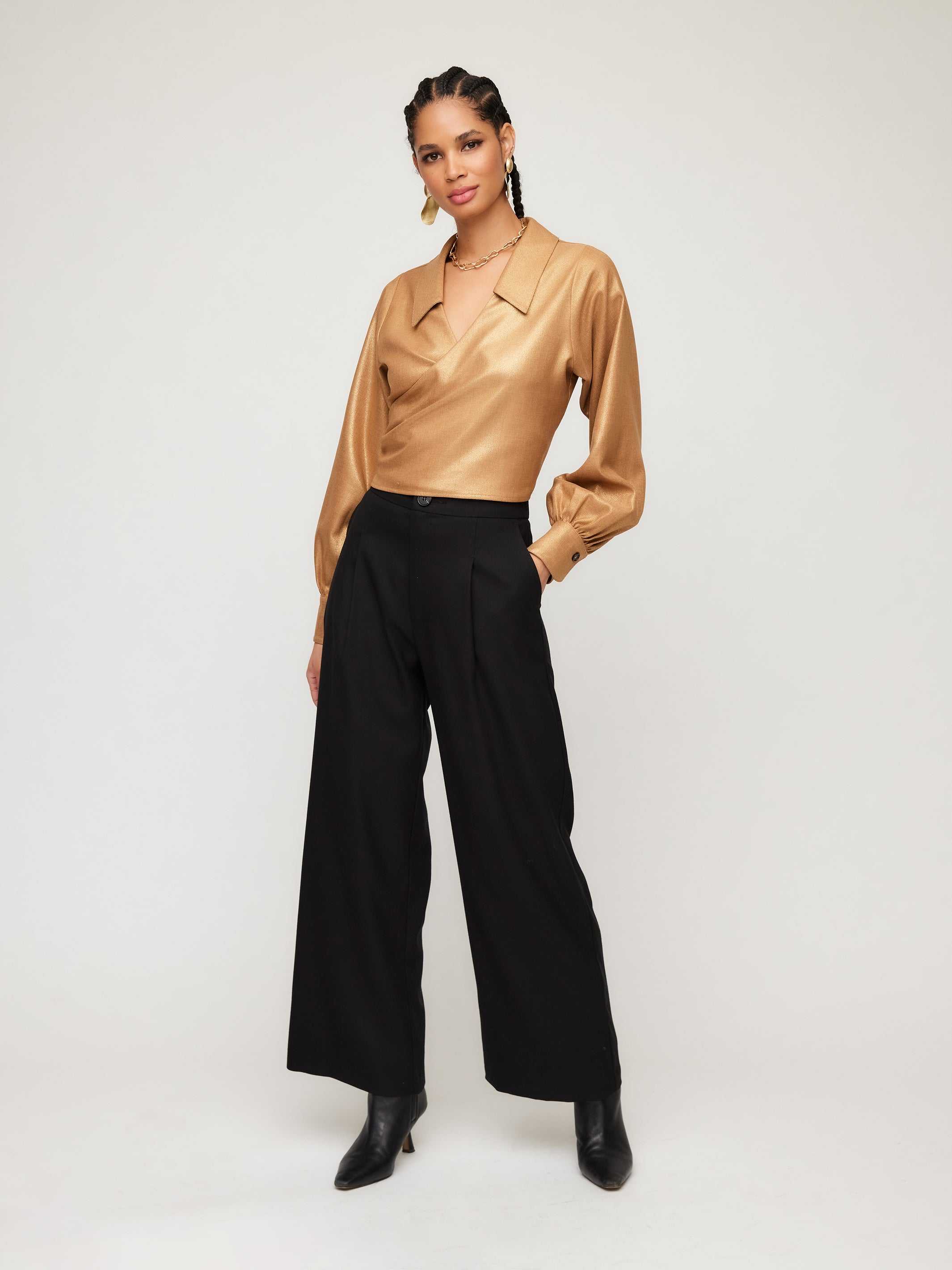 Sloane Wrap Shirt