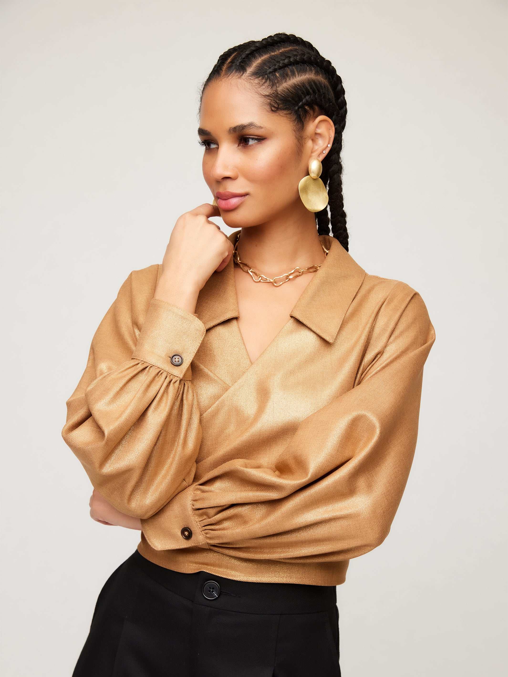 Sloane Wrap Shirt